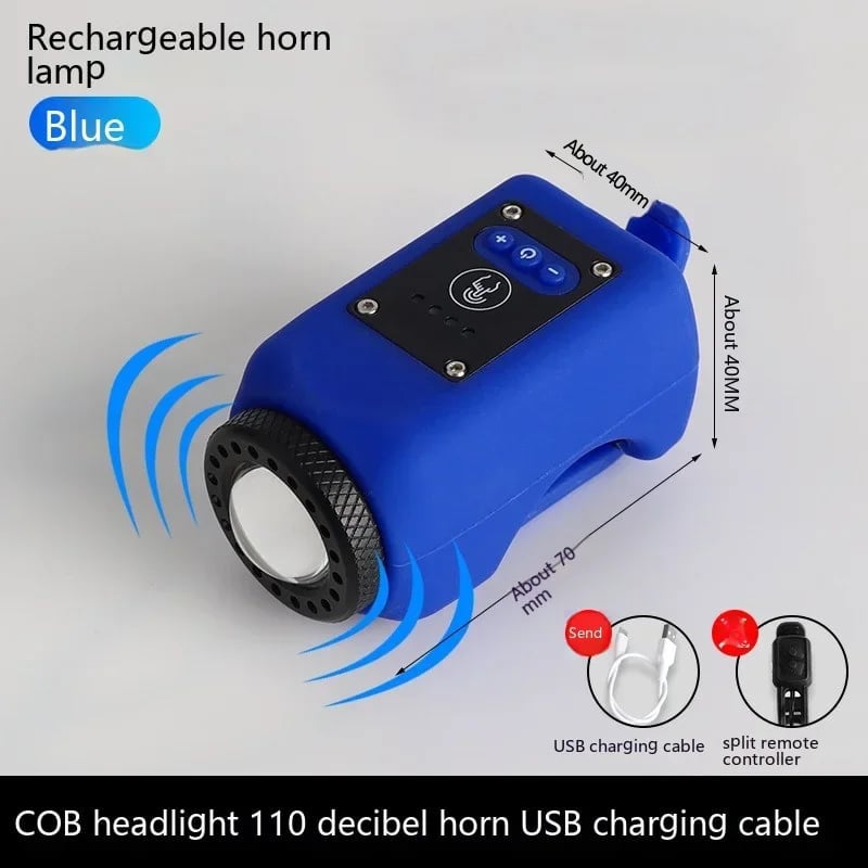 Trendora™ Bike Electronic Horn with Large Range Floodlight