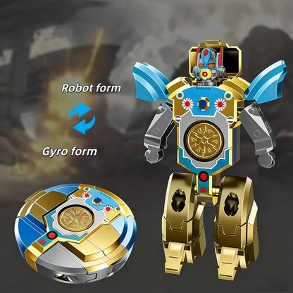 🤖🦖Transformable Finger Spinner: Mech & Dinosaur Dual Editions!