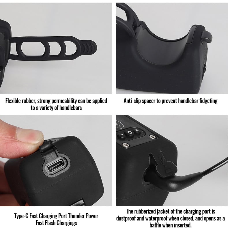 Trendora™ Bike Electronic Horn with Large Range Floodlight