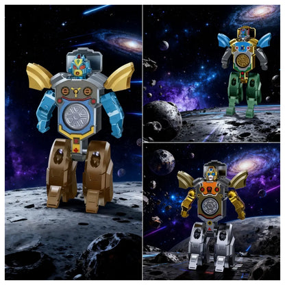🤖🦖Transformable Finger Spinner: Mech & Dinosaur Dual Editions!