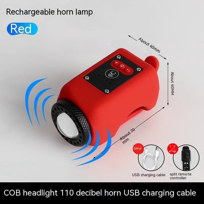 Trendora™ Bike Electronic Horn with Large Range Floodlight