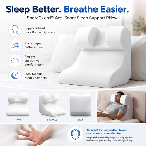 SnoreGuard™ Anti-Snore Sleep Support Pillow