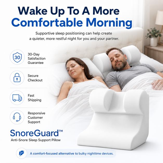 SnoreGuard™ Anti-Snore Sleep Support Pillow