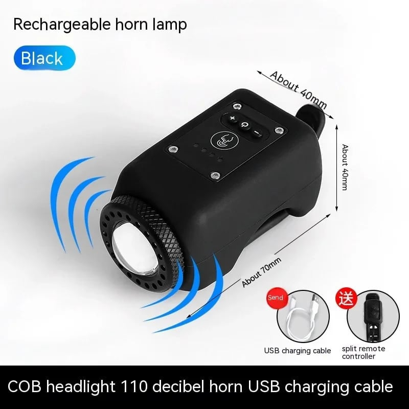 Trendora™ Bike Electronic Horn with Large Range Floodlight